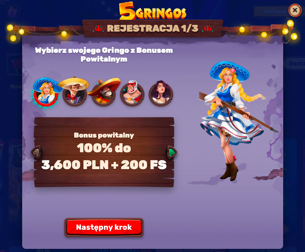 5Gringos Casino Bonus